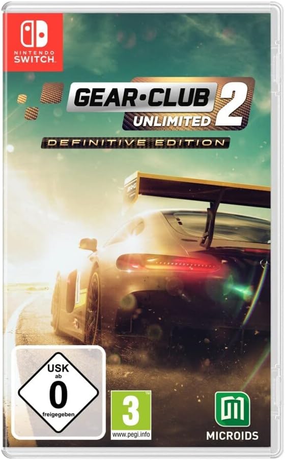 Gear.Club Unlimited 2: Definitive Edition Nintendo Switch game box — genuine sealed, Optrenex UAE