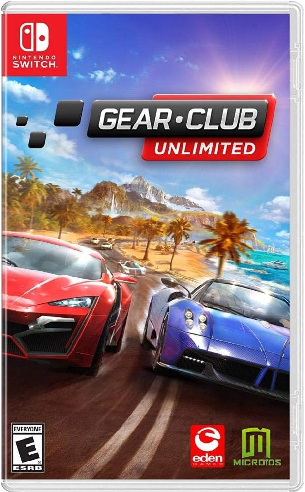 Gear.Club Unlimited Nintendo Switch game box — genuine sealed, Optrenex UAE