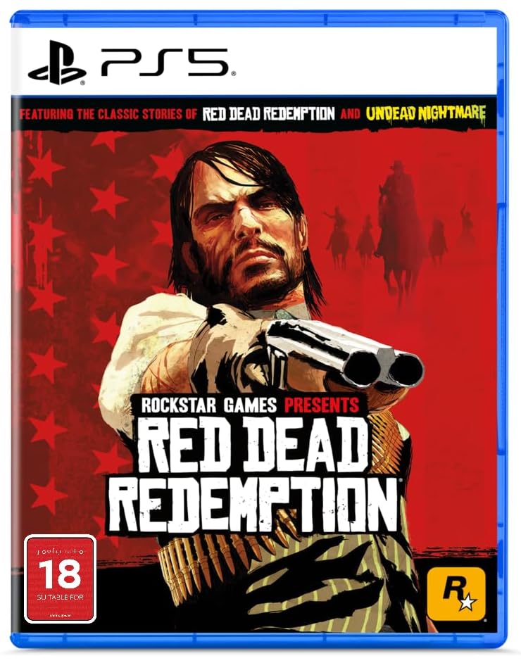 Red Dead Redemption PS5 game box — genuine sealed disc, Optrenex UAE