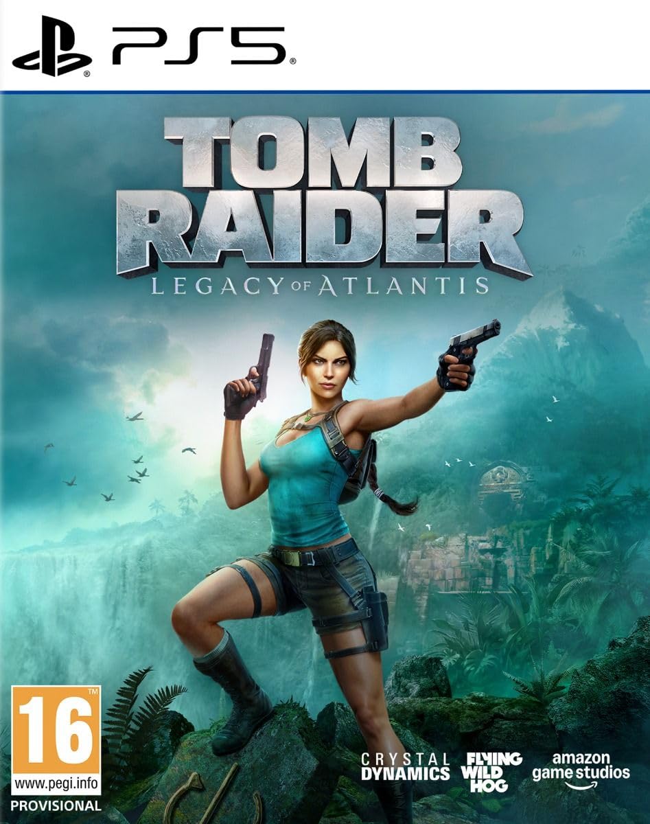 Tomb Raider: Legacy of Atlantis PS5 game box — genuine sealed disc, Optrenex UAE