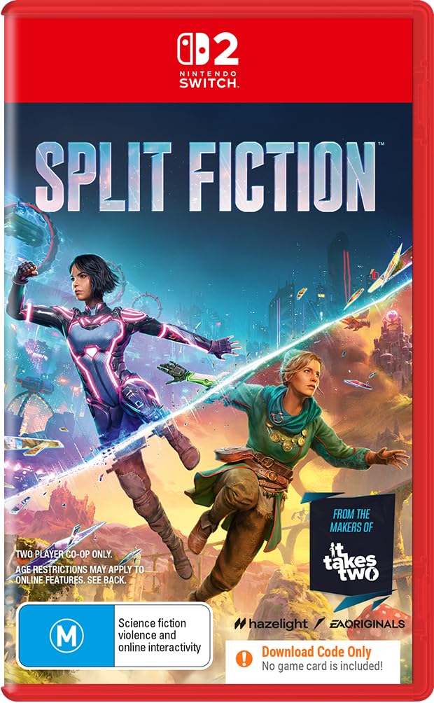Split Fiction Nintendo Switch 2 game box — genuine sealed, Optrenex UAE
