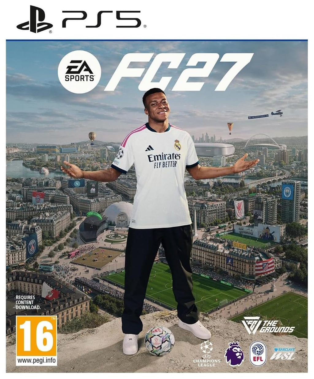 EA SPORTS FC 27 PS5 game box — genuine sealed disc, Optrenex UAE