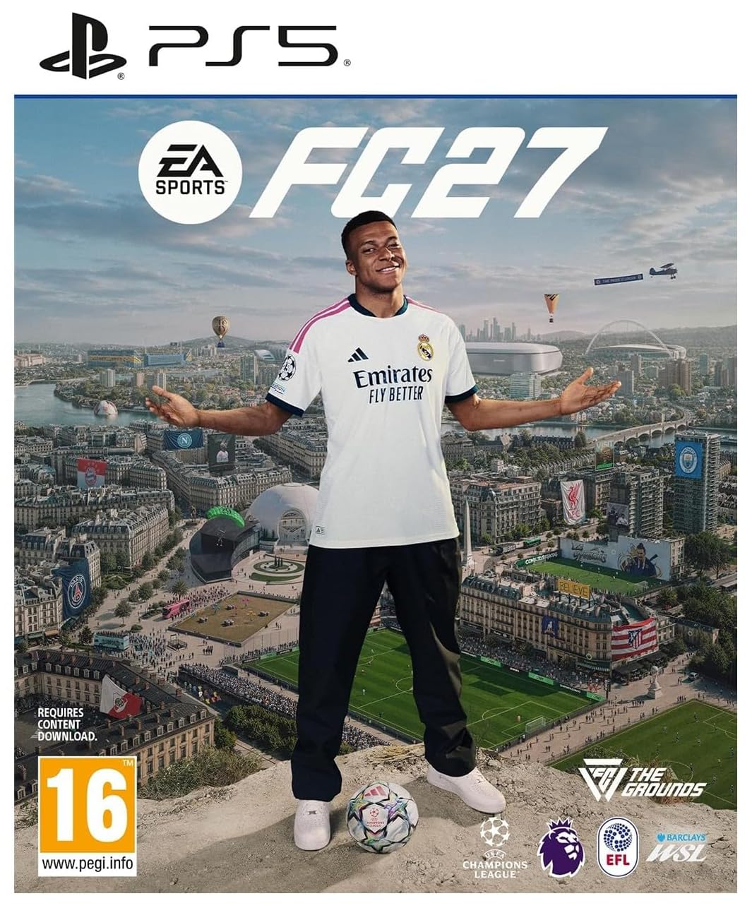 EA SPORTS FC 27 PS5 game box — genuine sealed disc, Optrenex UAE