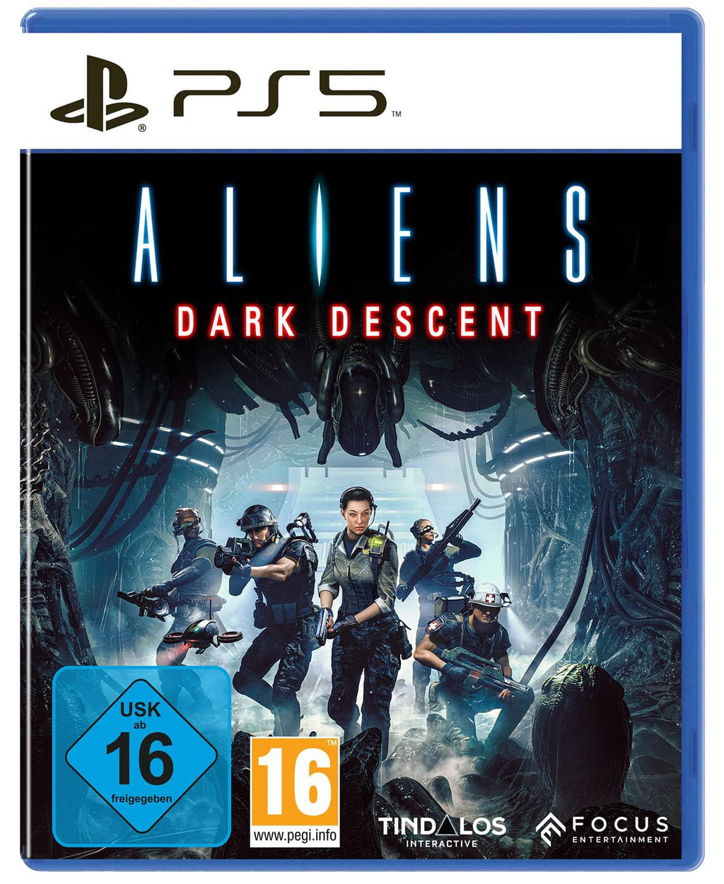 Aliens: Dark Descent PS5 game box — genuine sealed disc, Optrenex UAE