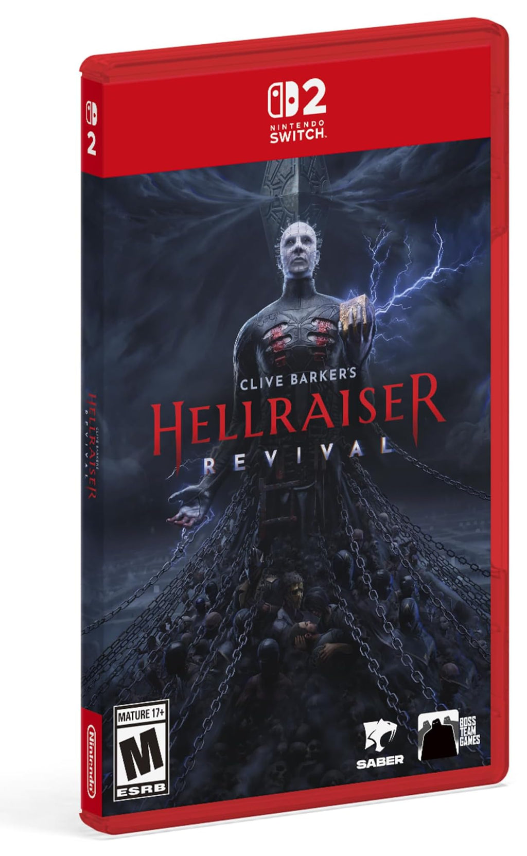 Clive Barker's Hellraiser: Revival Nintendo Switch 2 game box — genuine sealed, Optrenex UAE