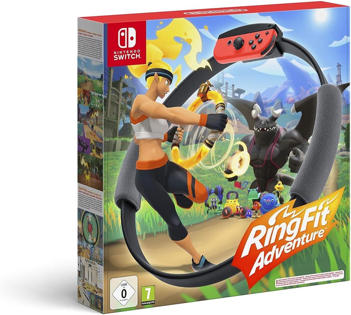 Ring Fit Adventure Nintendo Switch game box — genuine sealed, Optrenex UAE