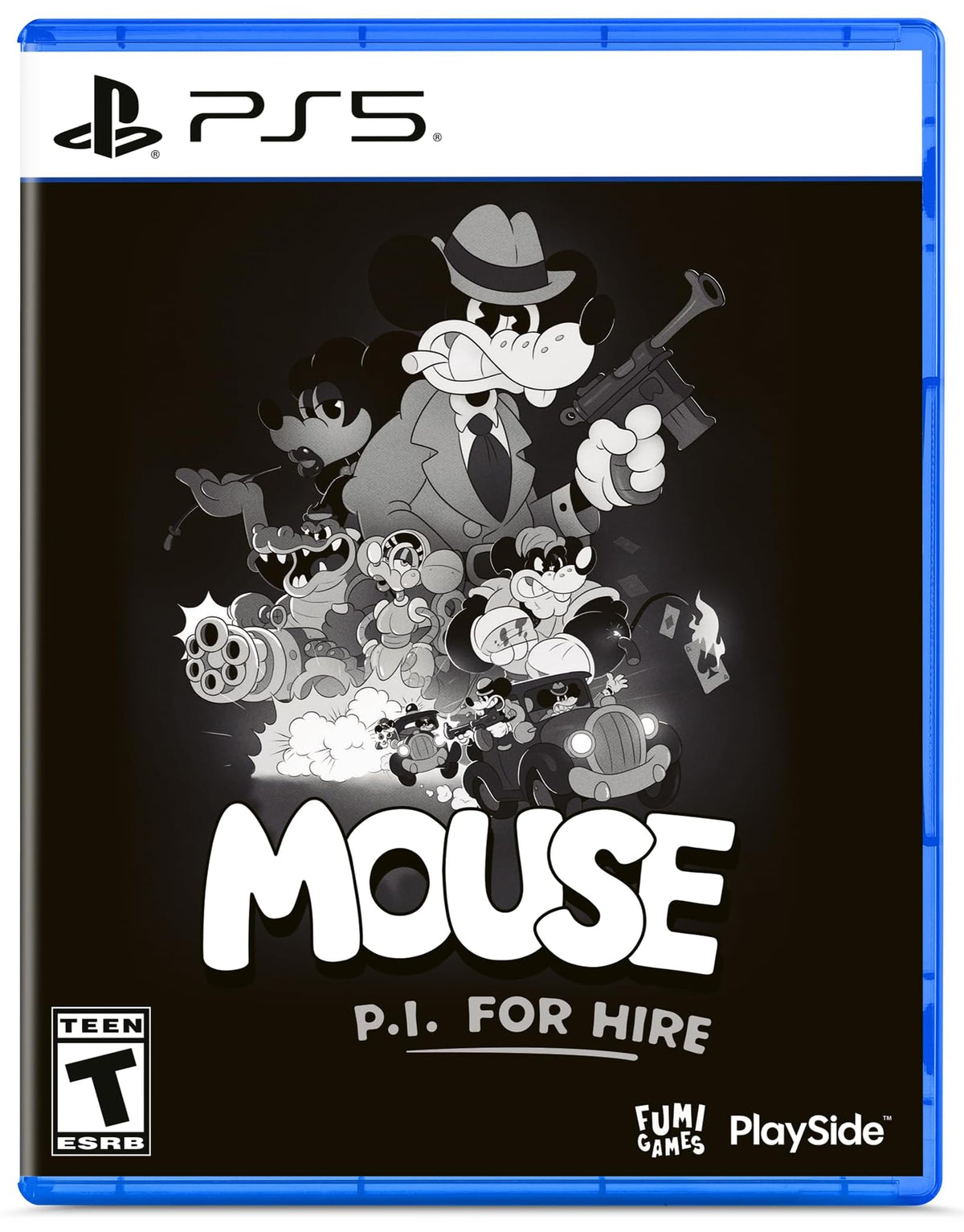 Mouse: P.I. For Hire PS5 game box — genuine sealed disc, Optrenex UAE