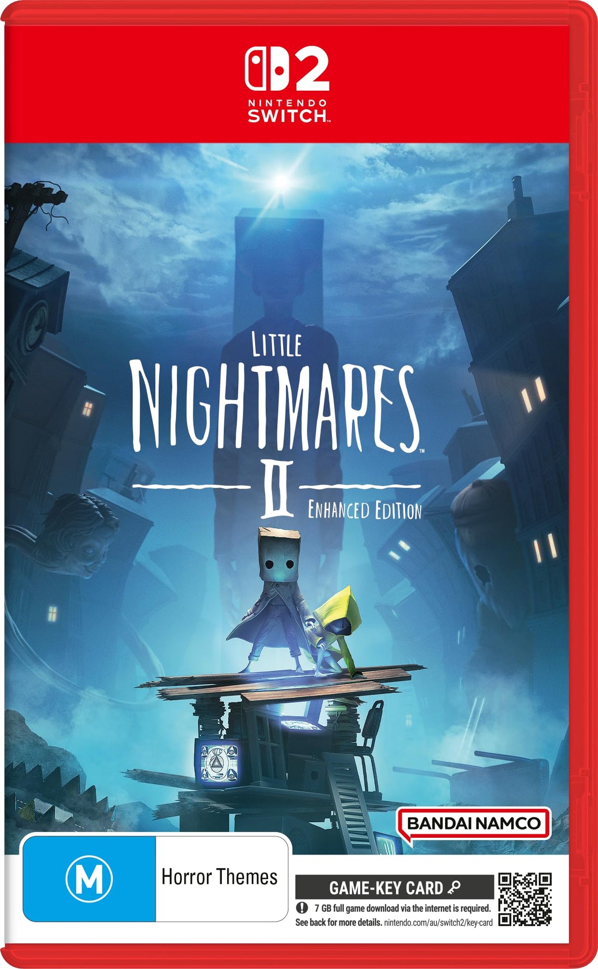 Little Nightmares II Enhanced Edition Nintendo Switch 2 game box — genuine sealed, Optrenex UAE