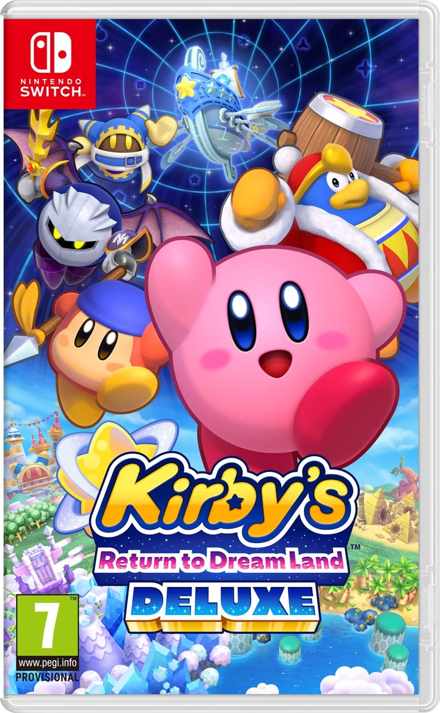 Kirby's Return to Dream Land Deluxe Nintendo Switch game box — genuine sealed, Optrenex UAE
