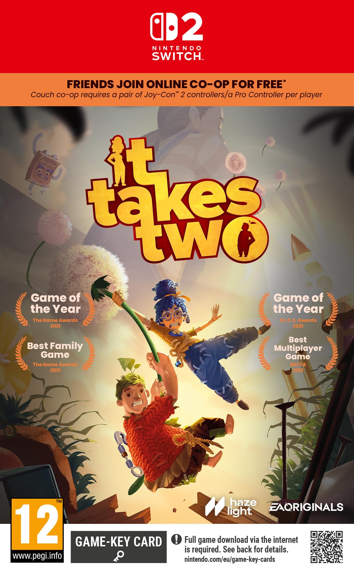 It Takes Two Nintendo Switch 2 game box — genuine sealed, Optrenex UAE