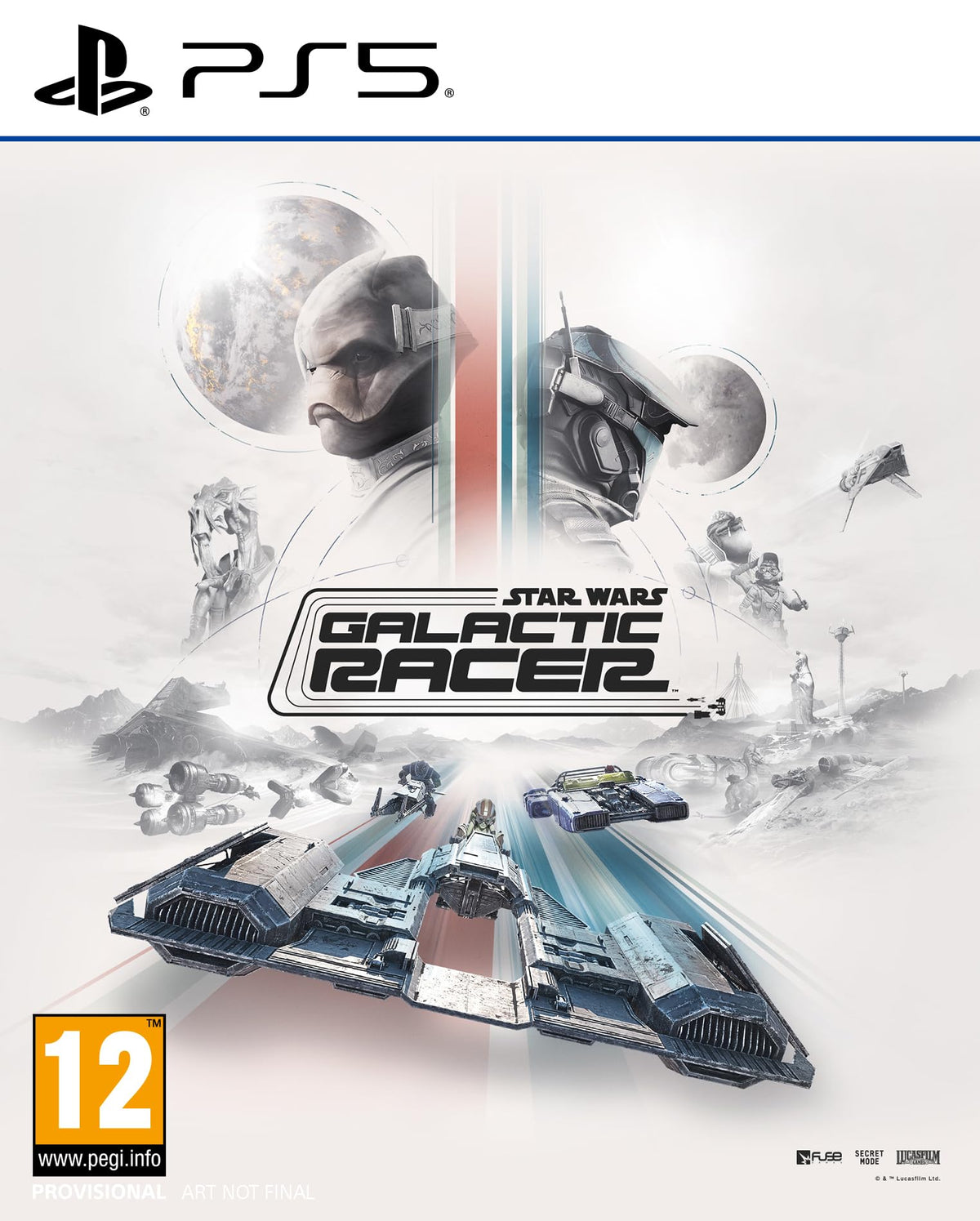 Star Wars: Galactic Racer PS5 game box — genuine sealed disc, Optrenex UAE