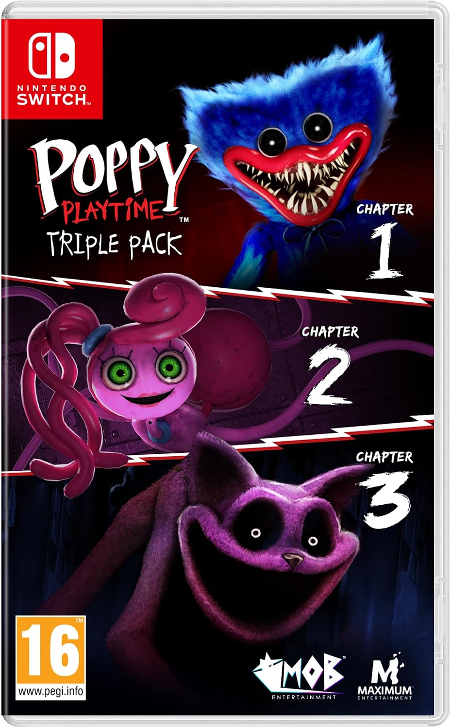 Poppy Playtime Triple Pack Nintendo Switch game box — genuine sealed, Optrenex UAE