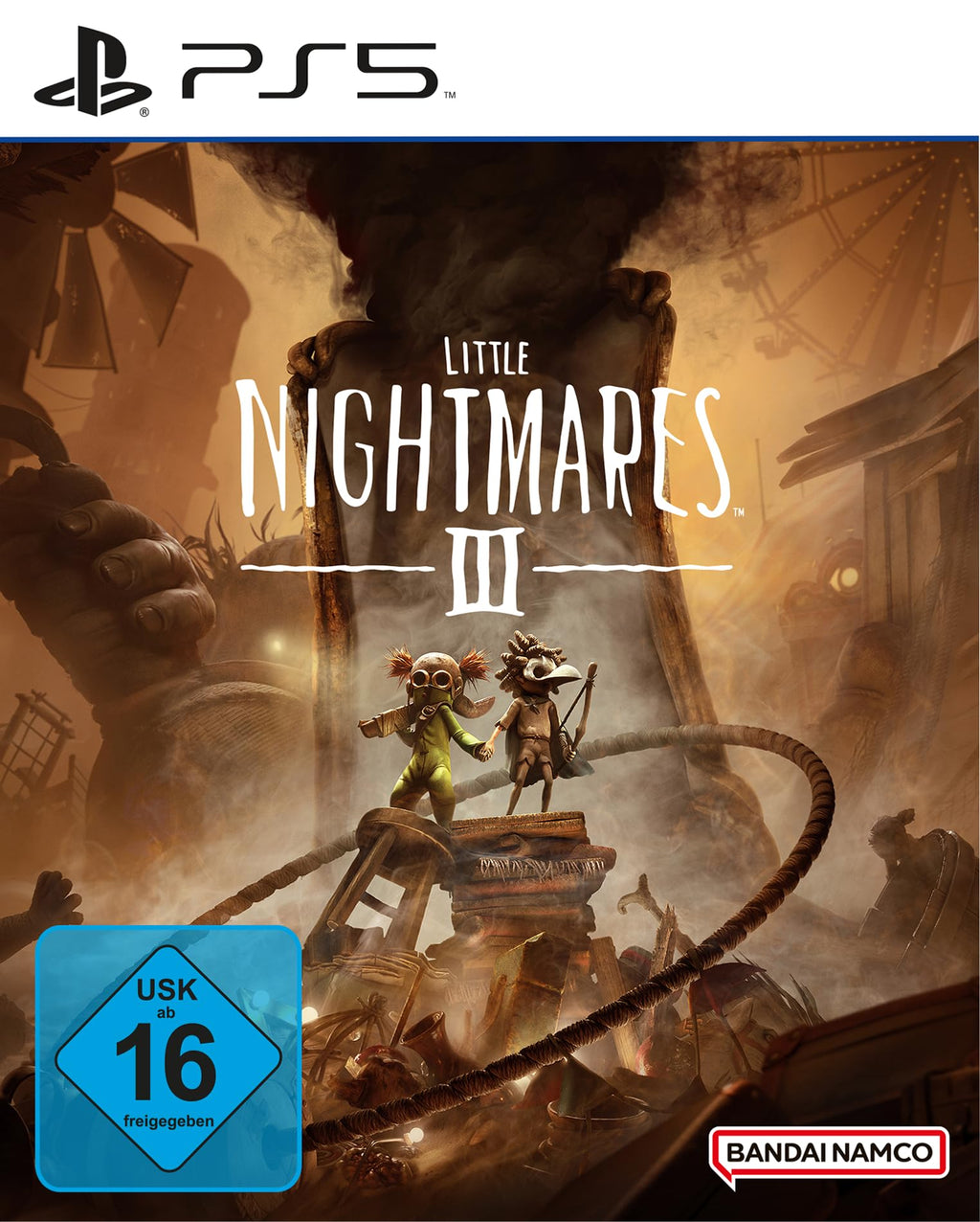 Little Nightmares III PS5 game box — genuine sealed disc, Optrenex UAE