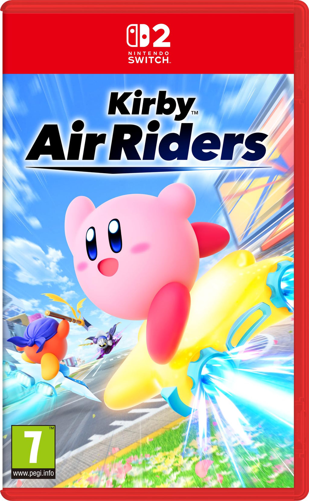 Kirby Air Riders Nintendo Switch 2 game box — genuine sealed, Optrenex UAE