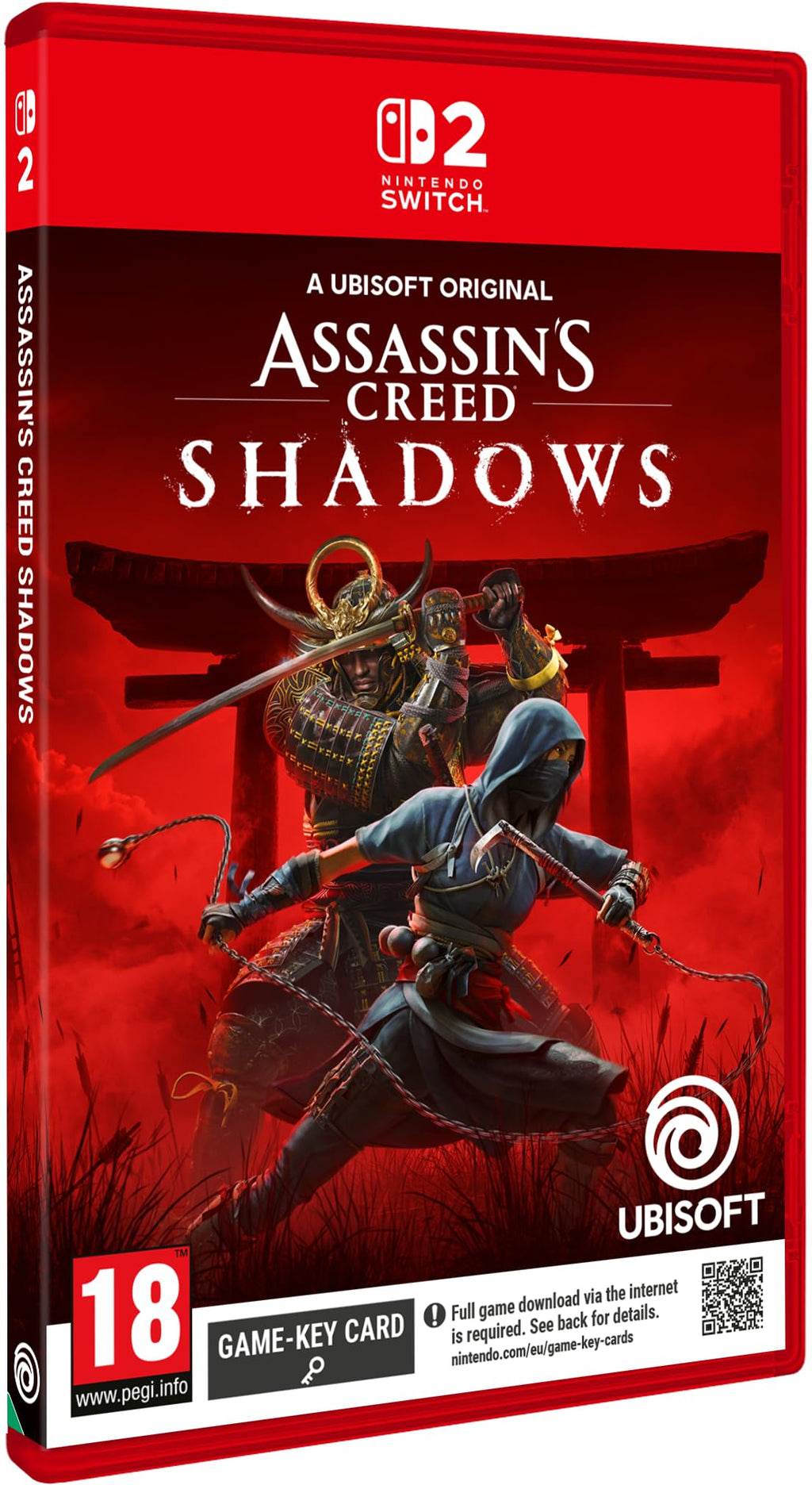 Assassin's Creed Shadows Nintendo Switch 2 game box — genuine sealed, Optrenex UAE