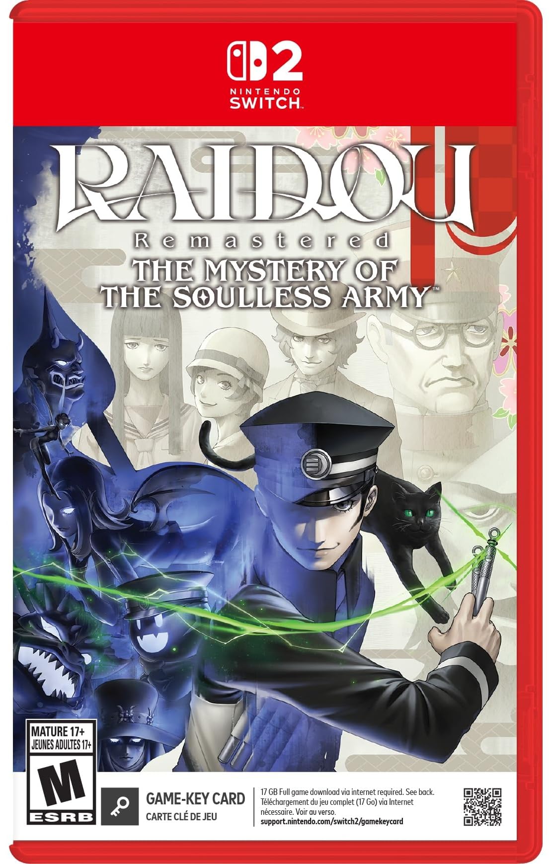 RAIDOU Remastered: The Mystery of the Soulless Army Nintendo Switch 2 game box — genuine sealed, Optrenex UAE
