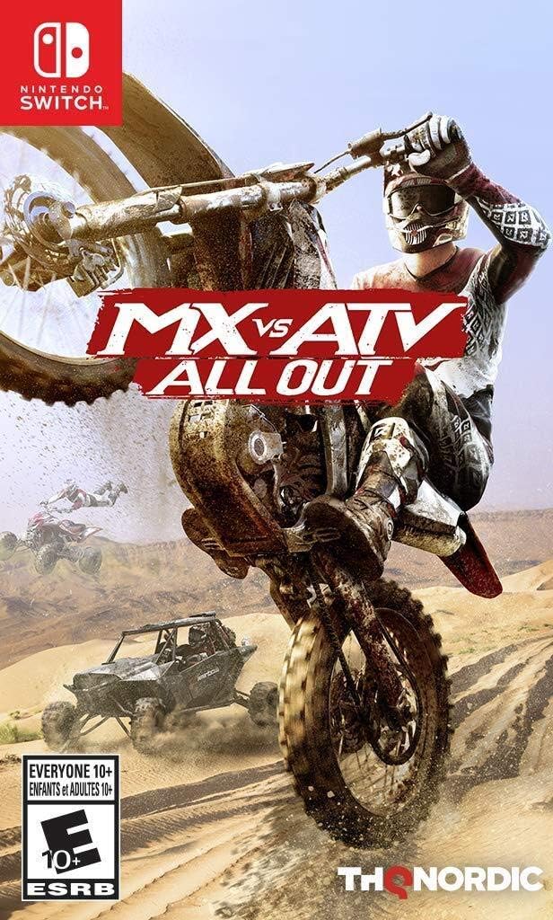 MX vs ATV All Out Nintendo Switch game box — genuine sealed, Optrenex UAE