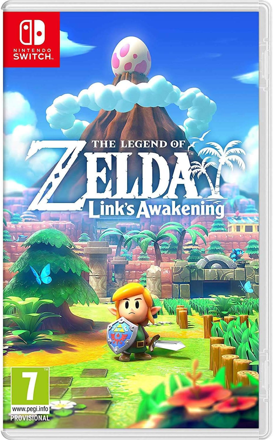 The Legend of Zelda: Link's Awakening Nintendo Switch game box — genuine sealed, Optrenex UAE