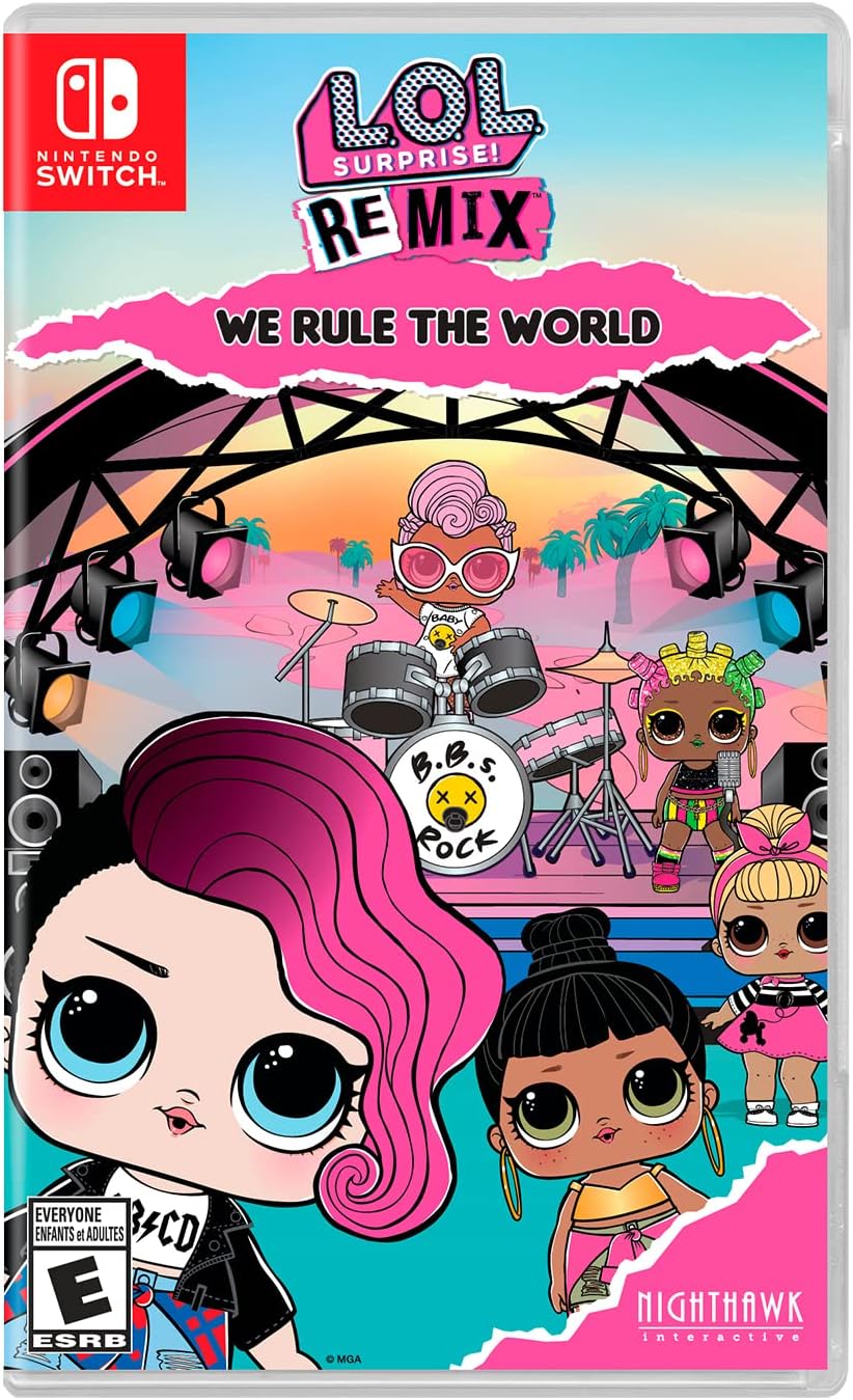 L.O.L. Surprise! Remix: We Rule the World Nintendo Switch game box — genuine sealed, Optrenex UAE