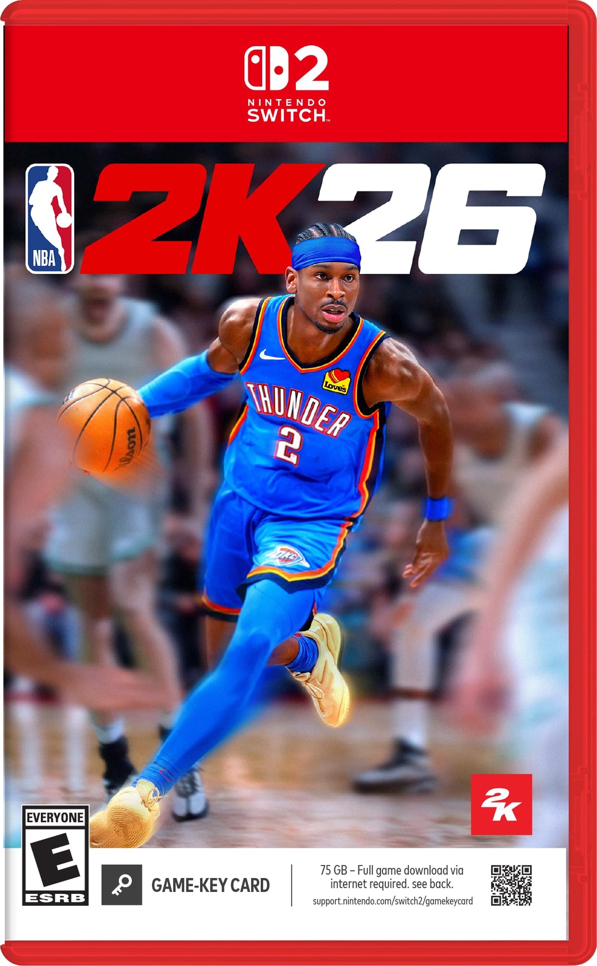 NBA 2K26 Nintendo Switch 2 game box — genuine sealed, Optrenex UAE
