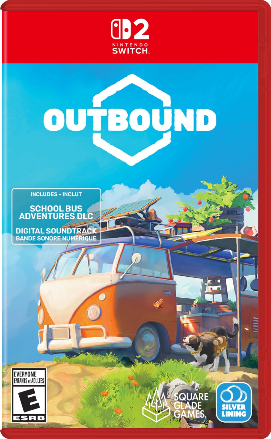 Outbound Nintendo Switch 2 game box — genuine sealed, Optrenex UAE
