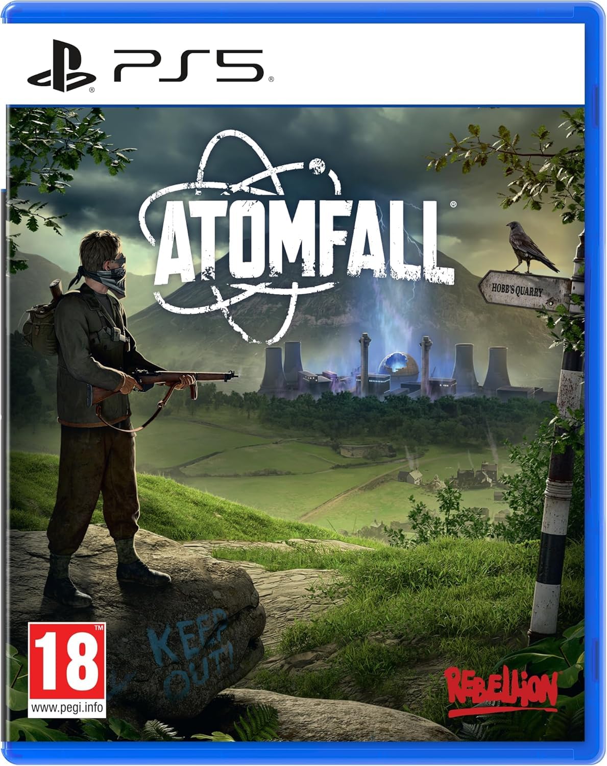 Atomfall PS5 game box — genuine sealed disc, Optrenex UAE