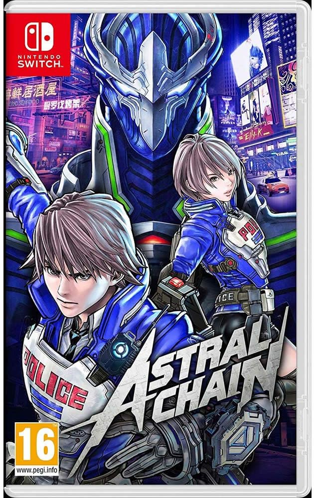 Astral Chain Nintendo Switch game box — genuine sealed, Optrenex UAE