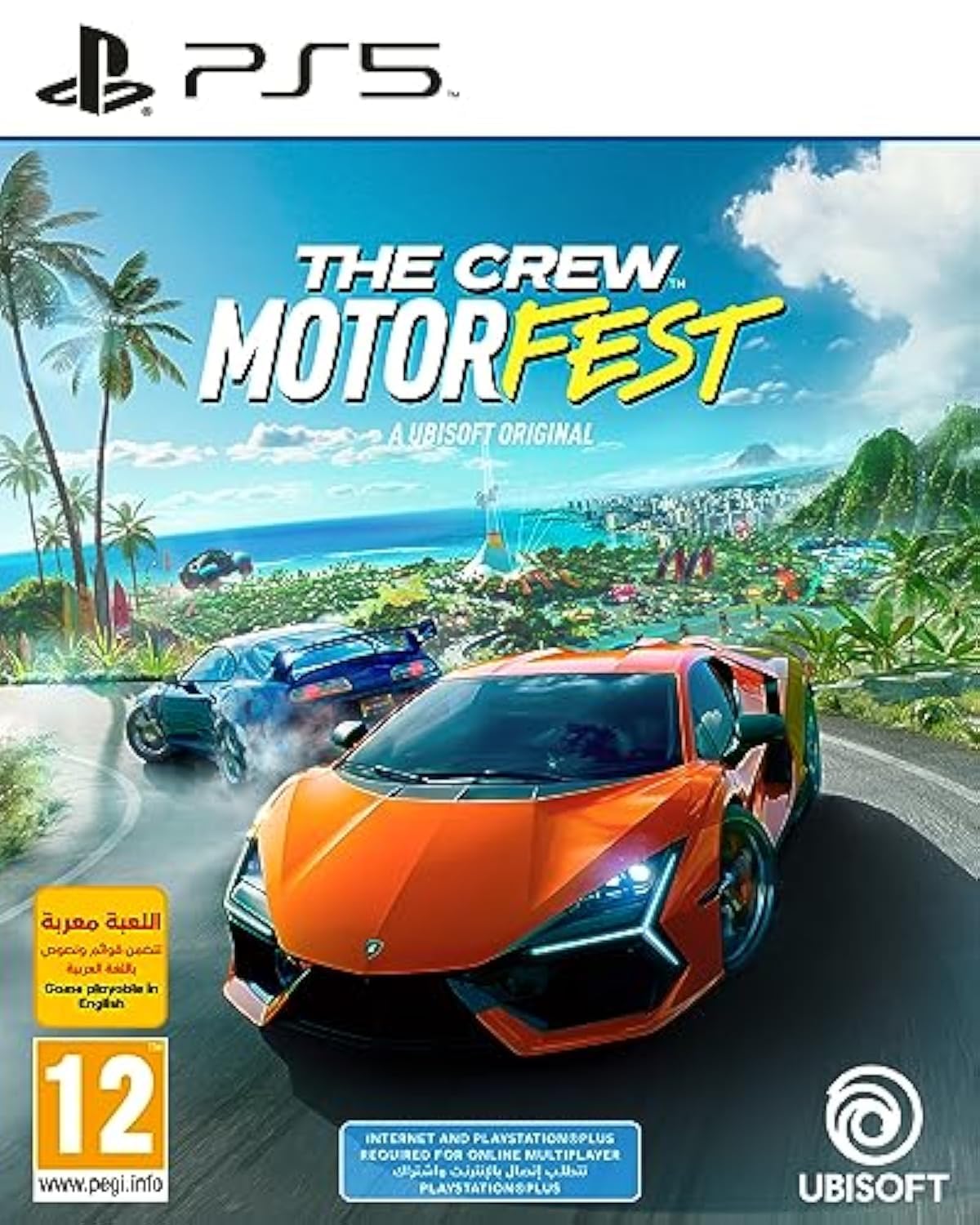 The Crew Motorfest PS5 game box — genuine sealed disc, Optrenex UAE