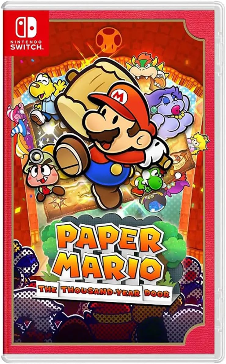 Paper Mario: The Thousand-Year Door Nintendo Switch game box — genuine sealed, Optrenex UAE