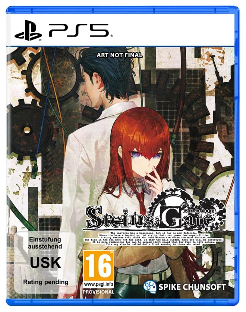 Steins;Gate Re:Boot PS5 game box — genuine sealed disc, Optrenex UAE