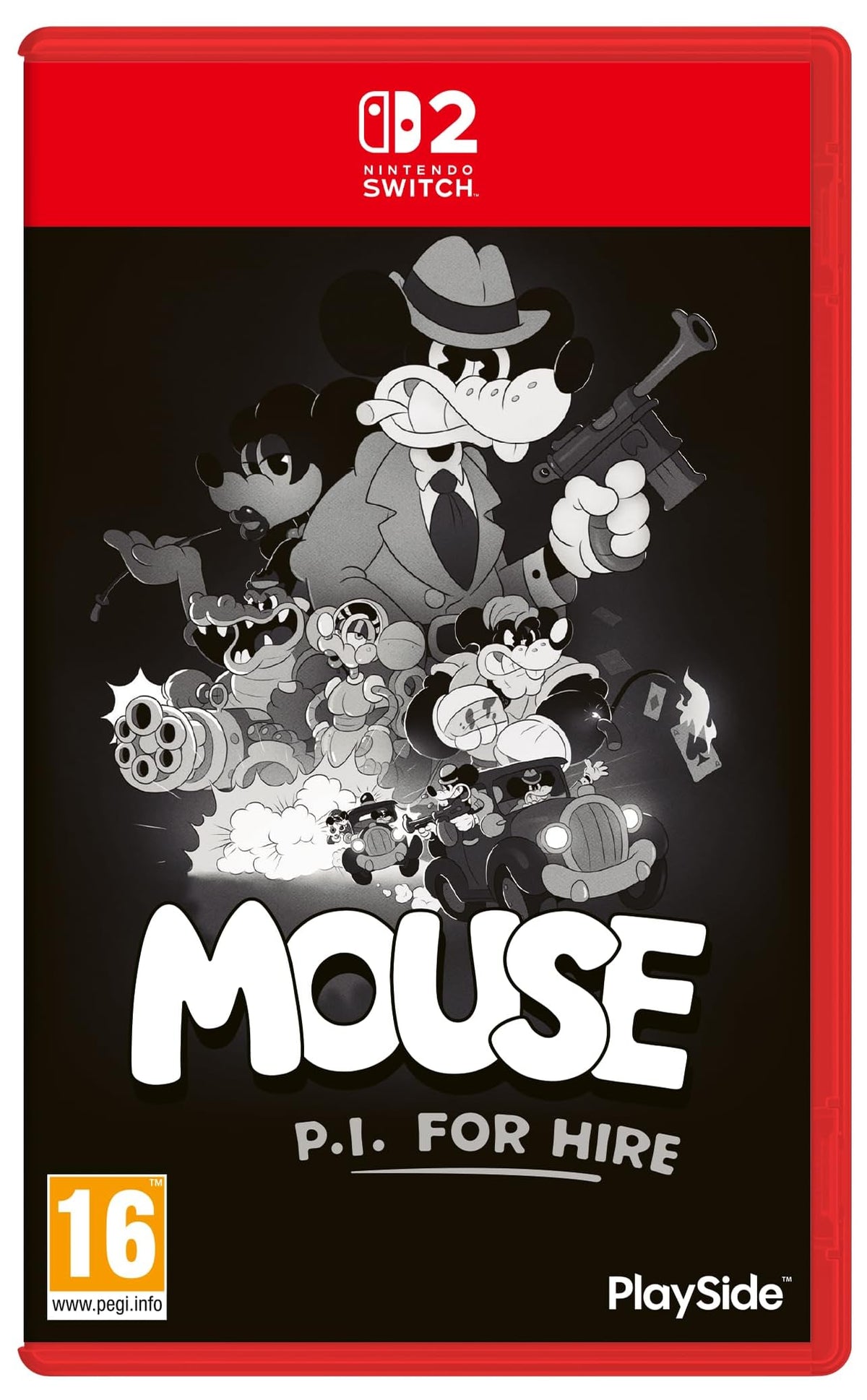 MOUSE: P.I. For Hire Nintendo Switch 2 game box — genuine sealed, Optrenex UAE