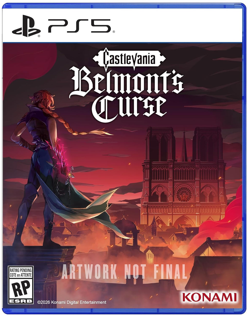 Castlevania: Belmont's Curse PS5 game box — genuine sealed disc, Optrenex UAE