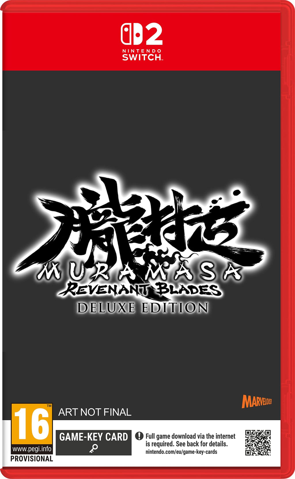 Muramasa: Revenant Blades Nintendo Switch 2 game box — genuine sealed, Optrenex UAE