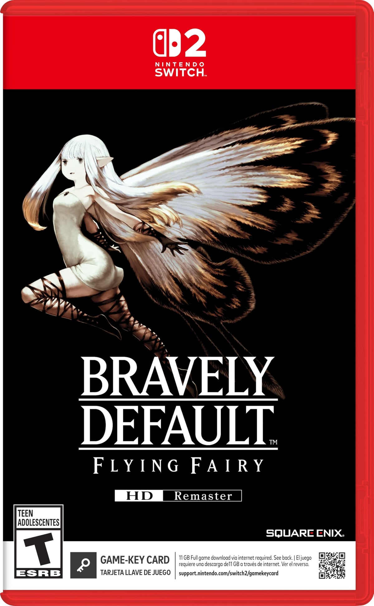 Bravely Default: Flying Fairy HD Remaster Nintendo Switch 2 game box — genuine sealed, Optrenex UAE
