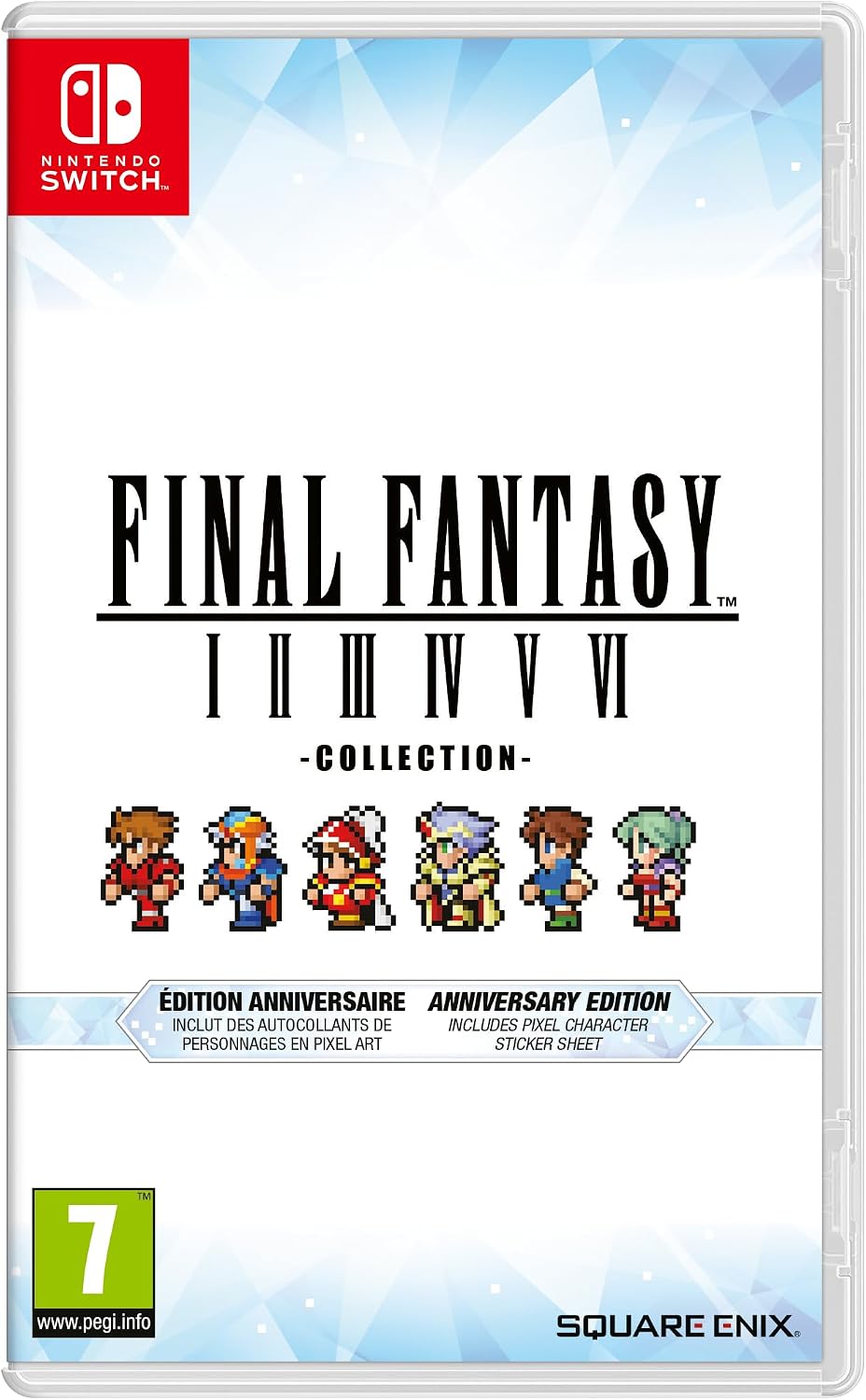 Final Fantasy I–VI Collection: Anniversary Edition Nintendo Switch game box — genuine sealed, Optrenex UAE