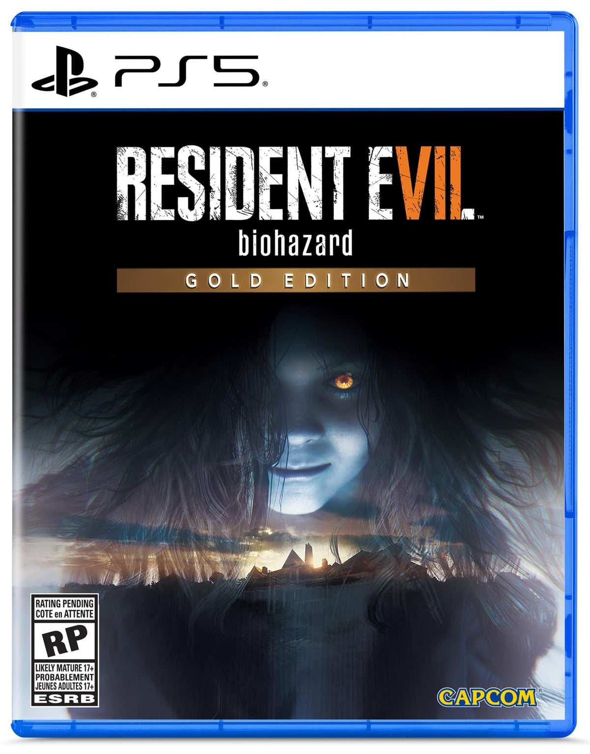 Resident Evil 7 biohazard — Gold Edition PS5 game box — genuine sealed disc, Optrenex UAE