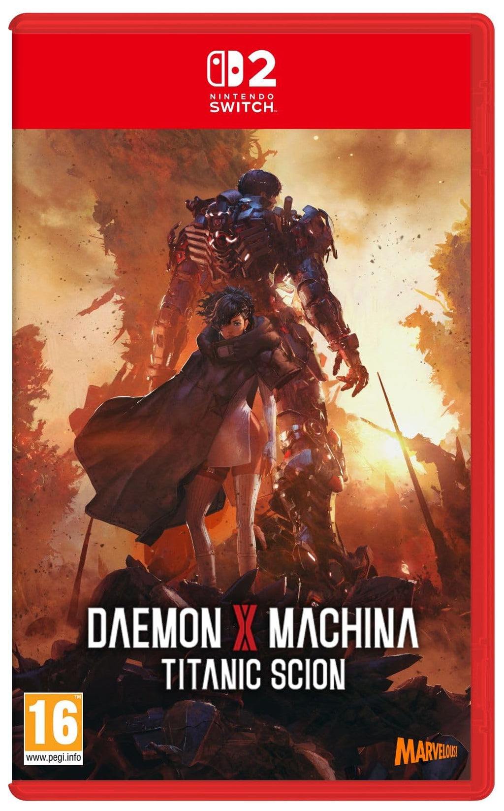 Daemon X Machina: Titanic Scion Nintendo Switch 2 game box — genuine sealed, Optrenex UAE