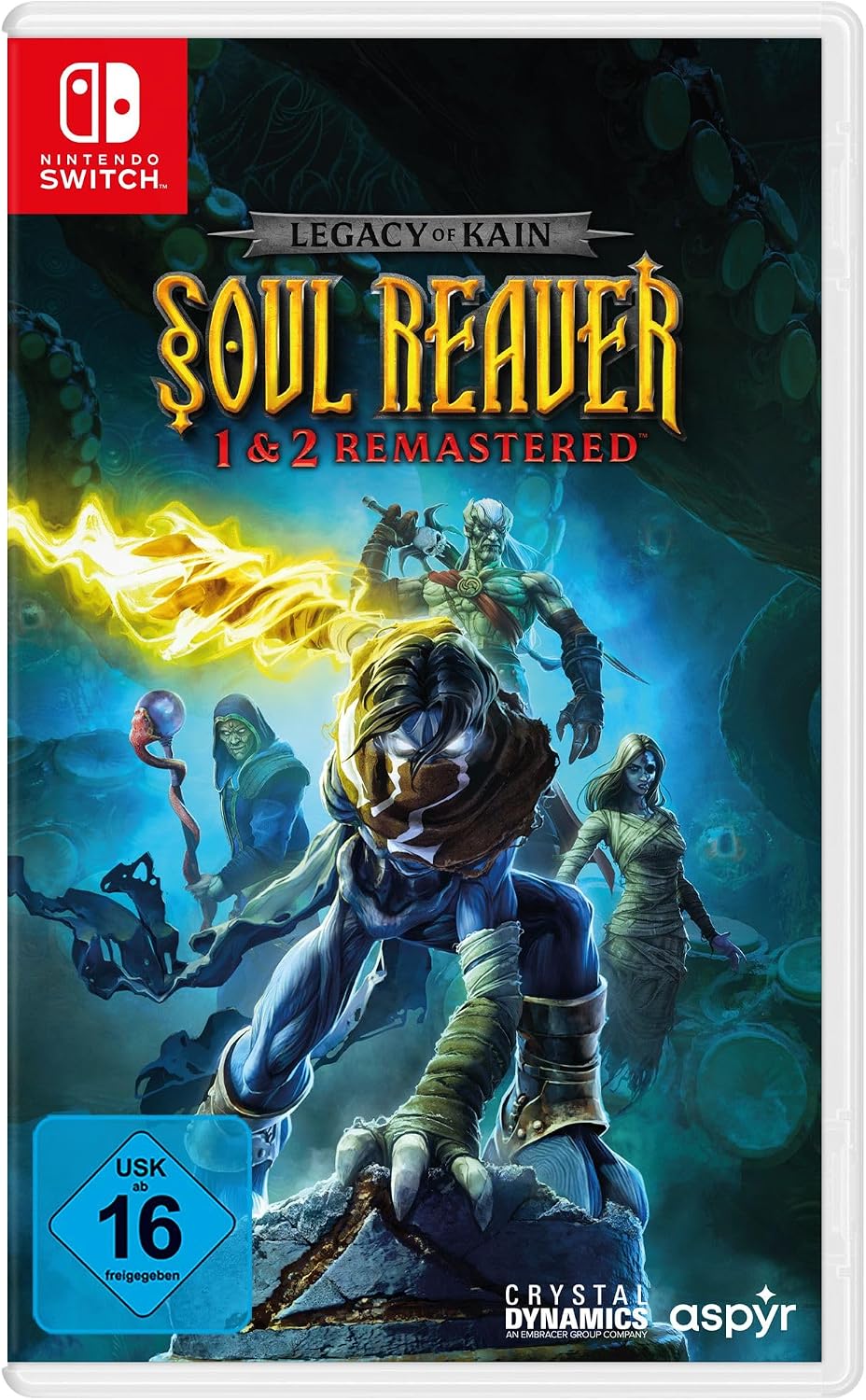 Legacy of Kain: Soul Reaver 1 & 2 Remastered Nintendo Switch game box — genuine sealed, Optrenex UAE