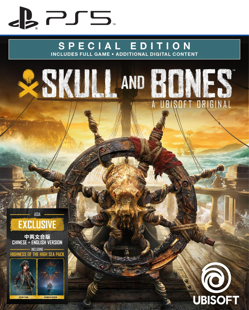 Skull and Bones PS5 game box — genuine sealed disc, Optrenex UAE