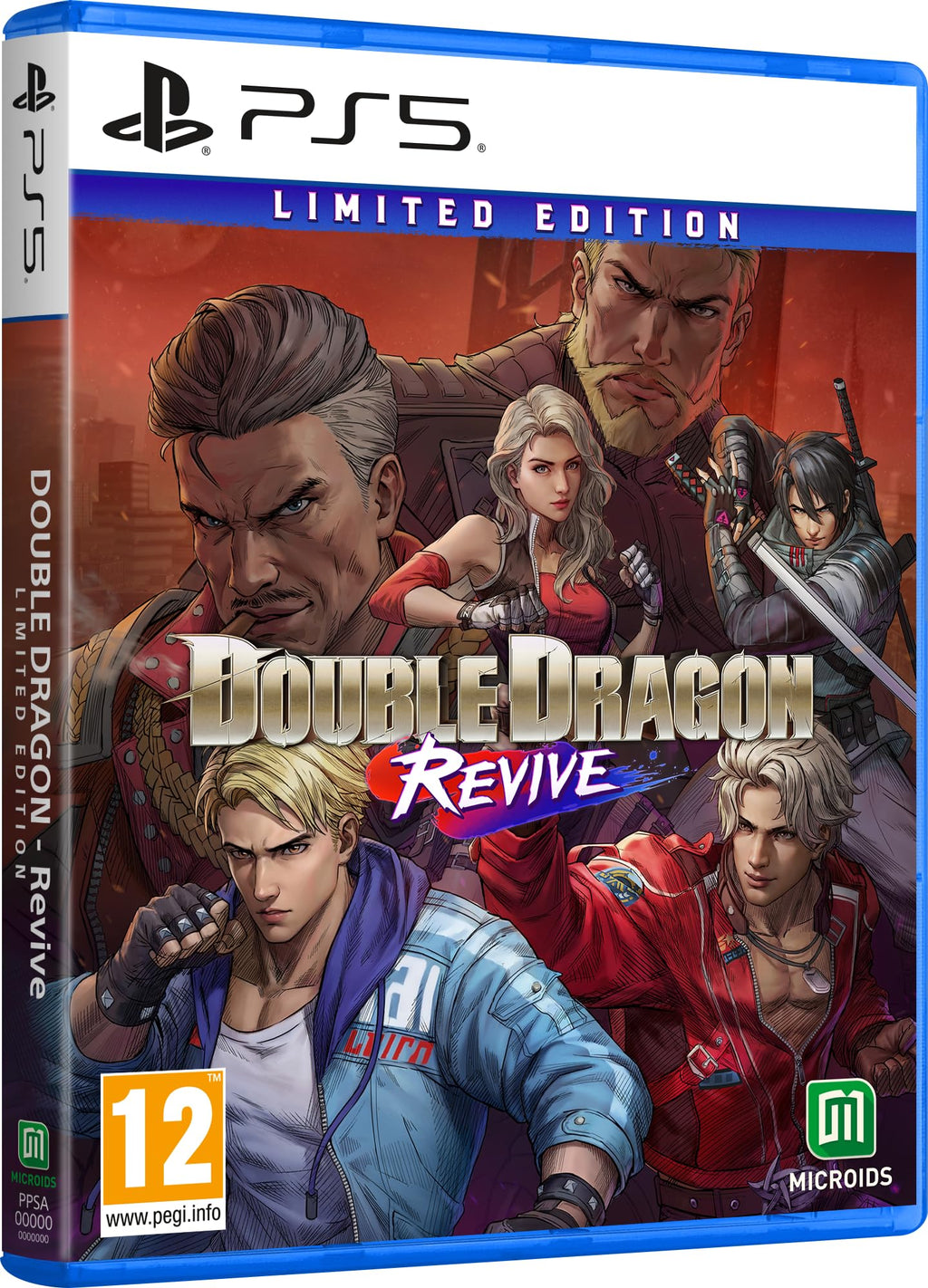 Double Dragon Revive PS5 game box — genuine sealed disc, Optrenex UAE