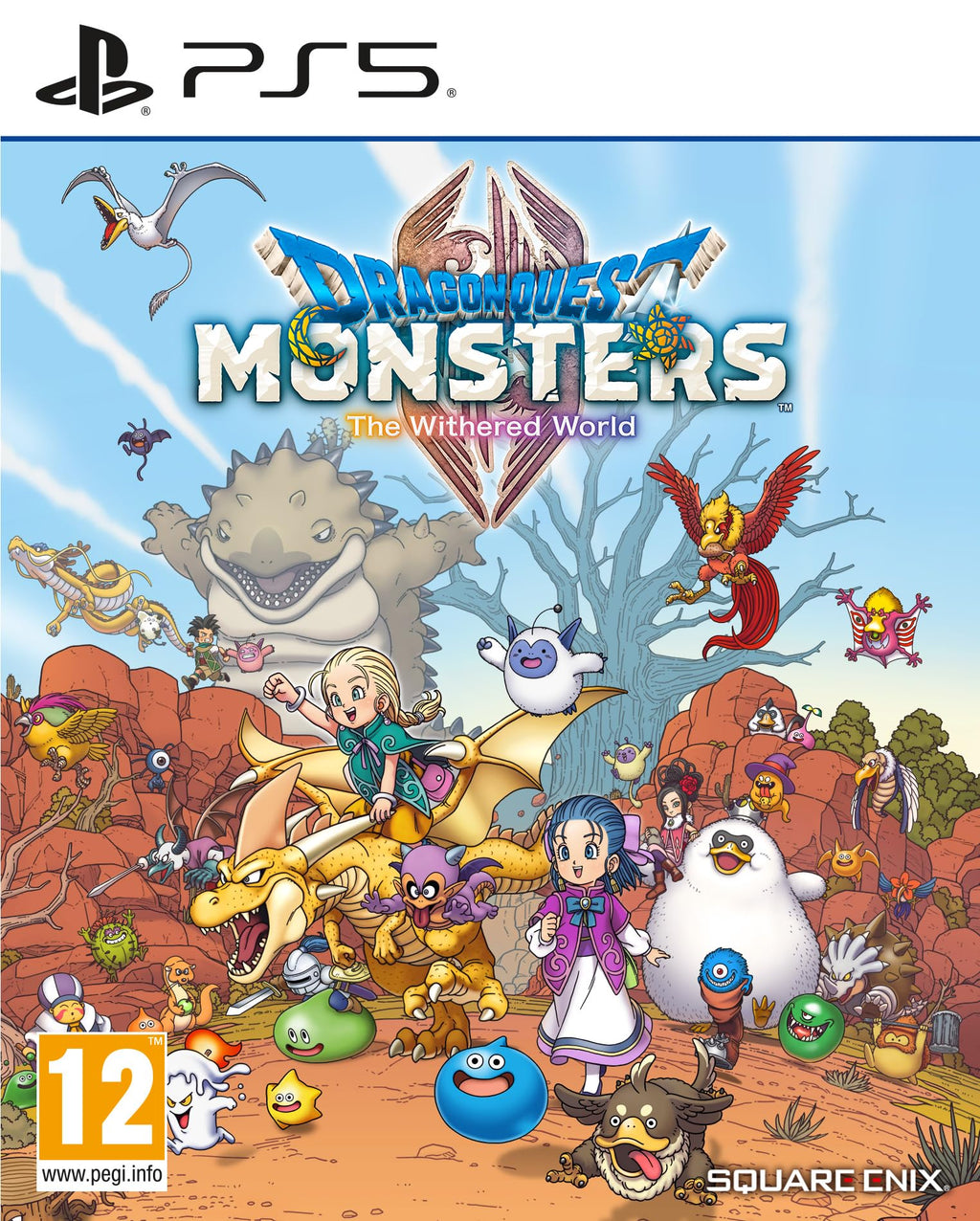 Dragon Quest Monsters: The Withered World PS5 game box — genuine sealed disc, Optrenex UAE