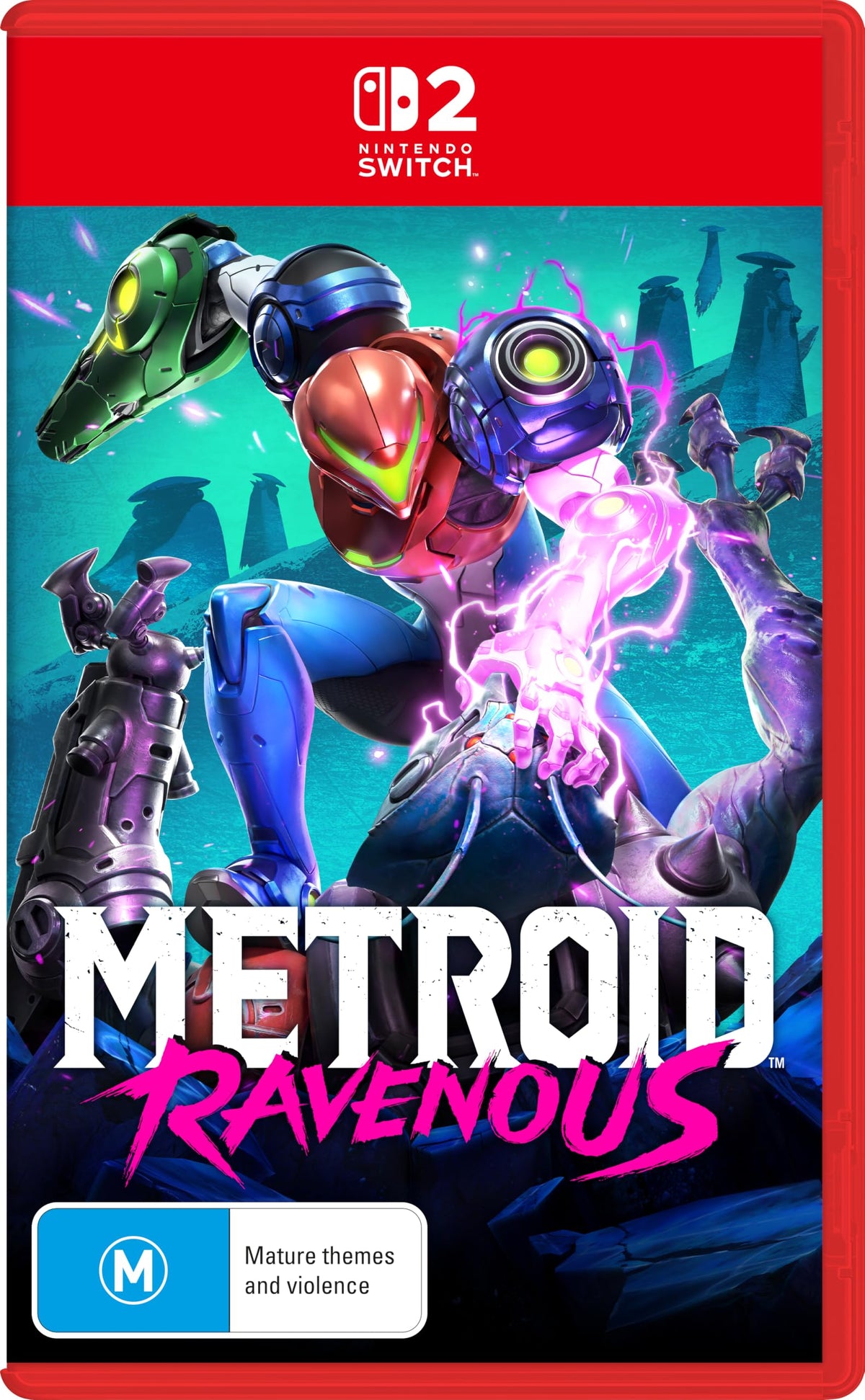 Metroid Ravenous Nintendo Switch 2 game box — genuine sealed, Optrenex UAE