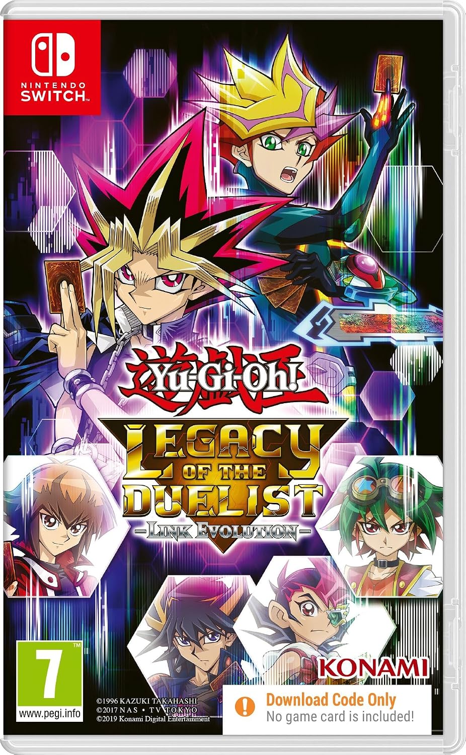 Yu-Gi-Oh! Legacy of the Duelist: Link Evolution Nintendo Switch game box — genuine sealed, Optrenex UAE