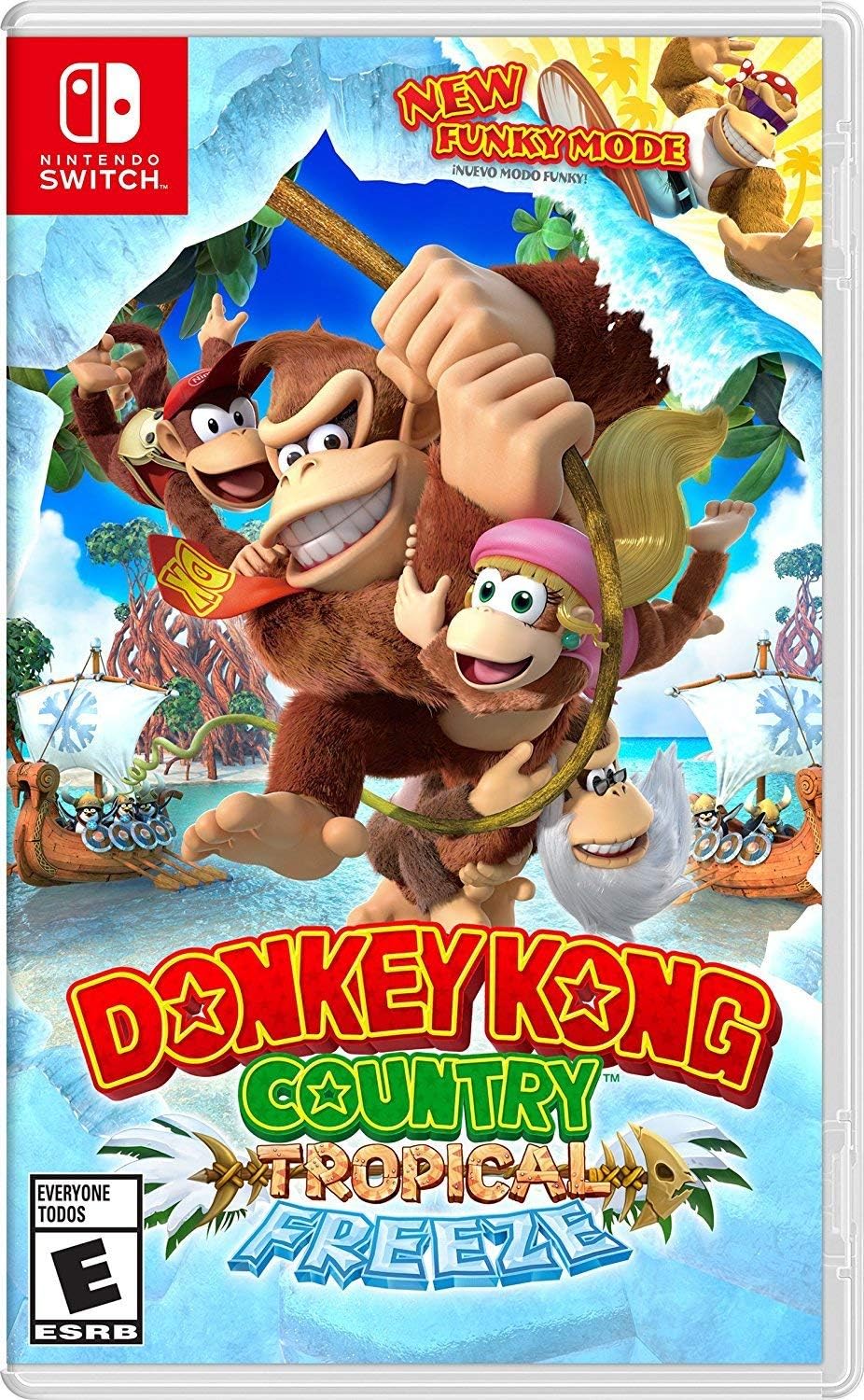 Donkey Kong Country: Tropical Freeze Nintendo Switch game box — genuine sealed, Optrenex UAE