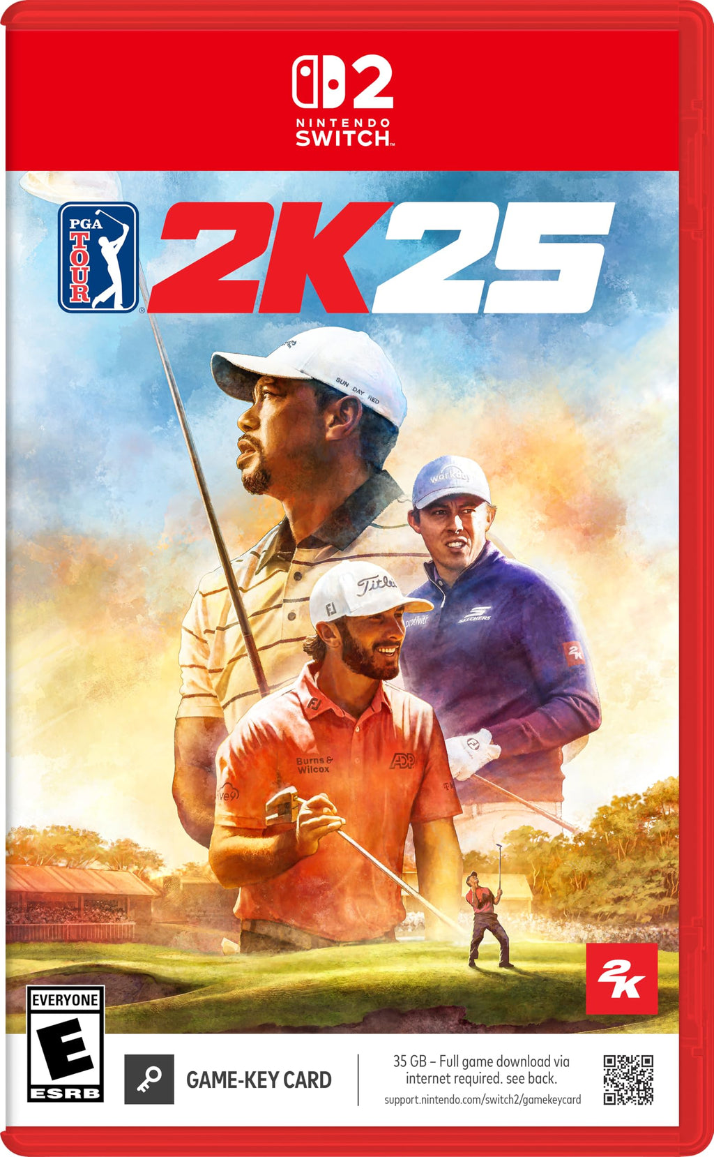 PGA TOUR 2K25 Nintendo Switch 2 game box — genuine sealed, Optrenex UAE