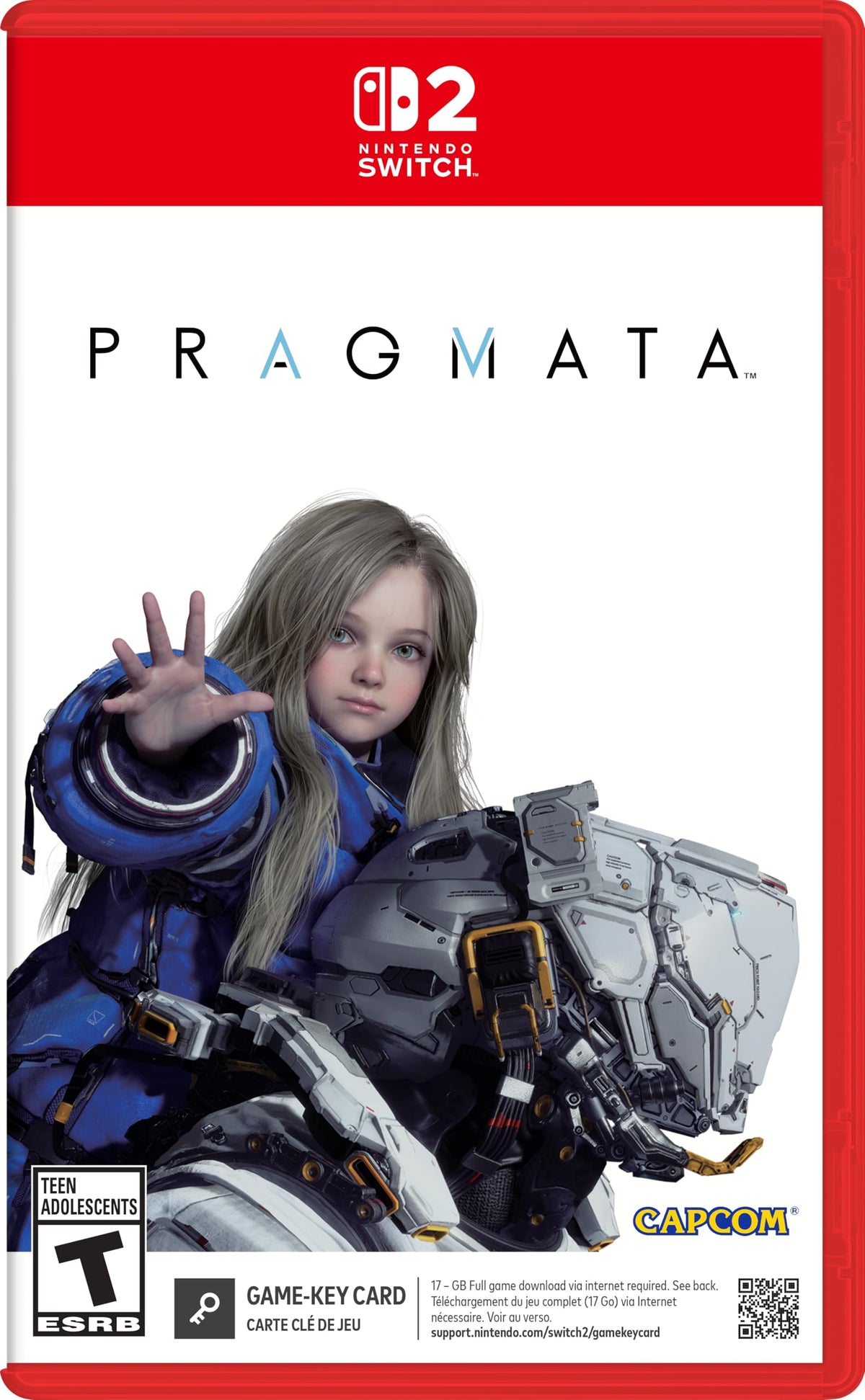 PRAGMATA Nintendo Switch 2 game box — genuine sealed, Optrenex UAE