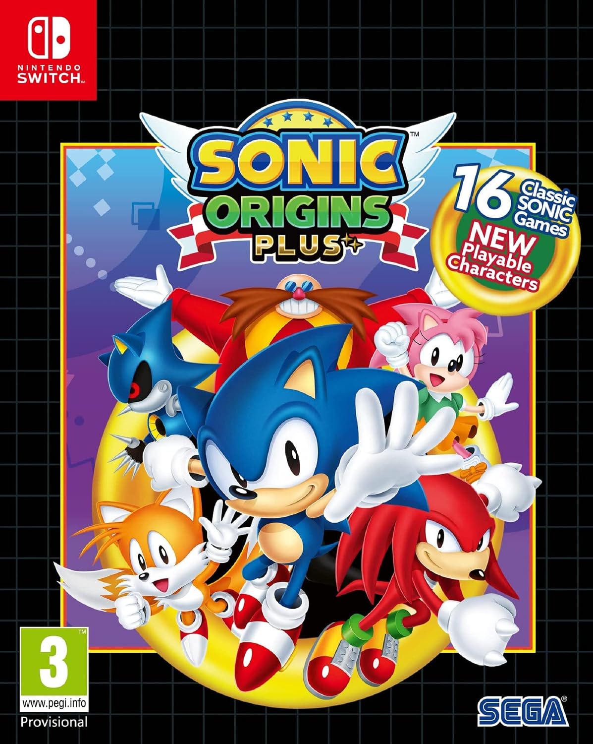 Sonic Origins Plus Nintendo Switch game box — genuine sealed, Optrenex UAE