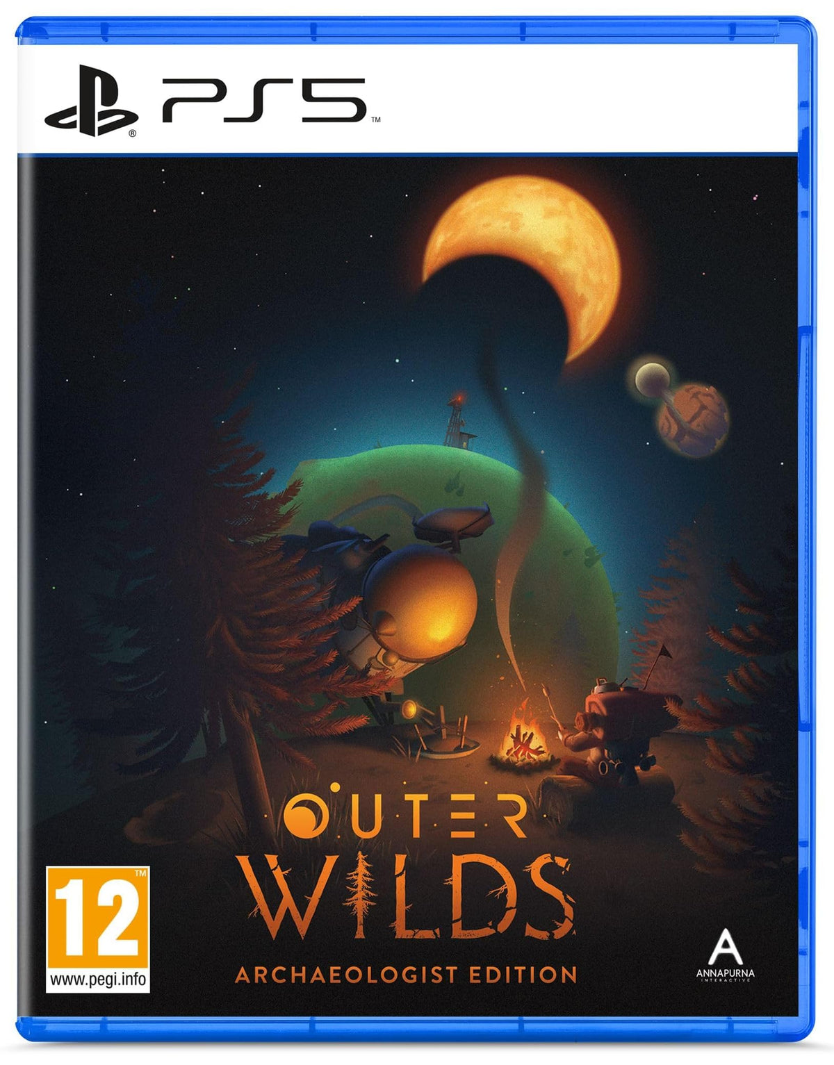 Outer Wilds: Archaeologist Edition PS5 game box — genuine sealed disc, Optrenex UAE
