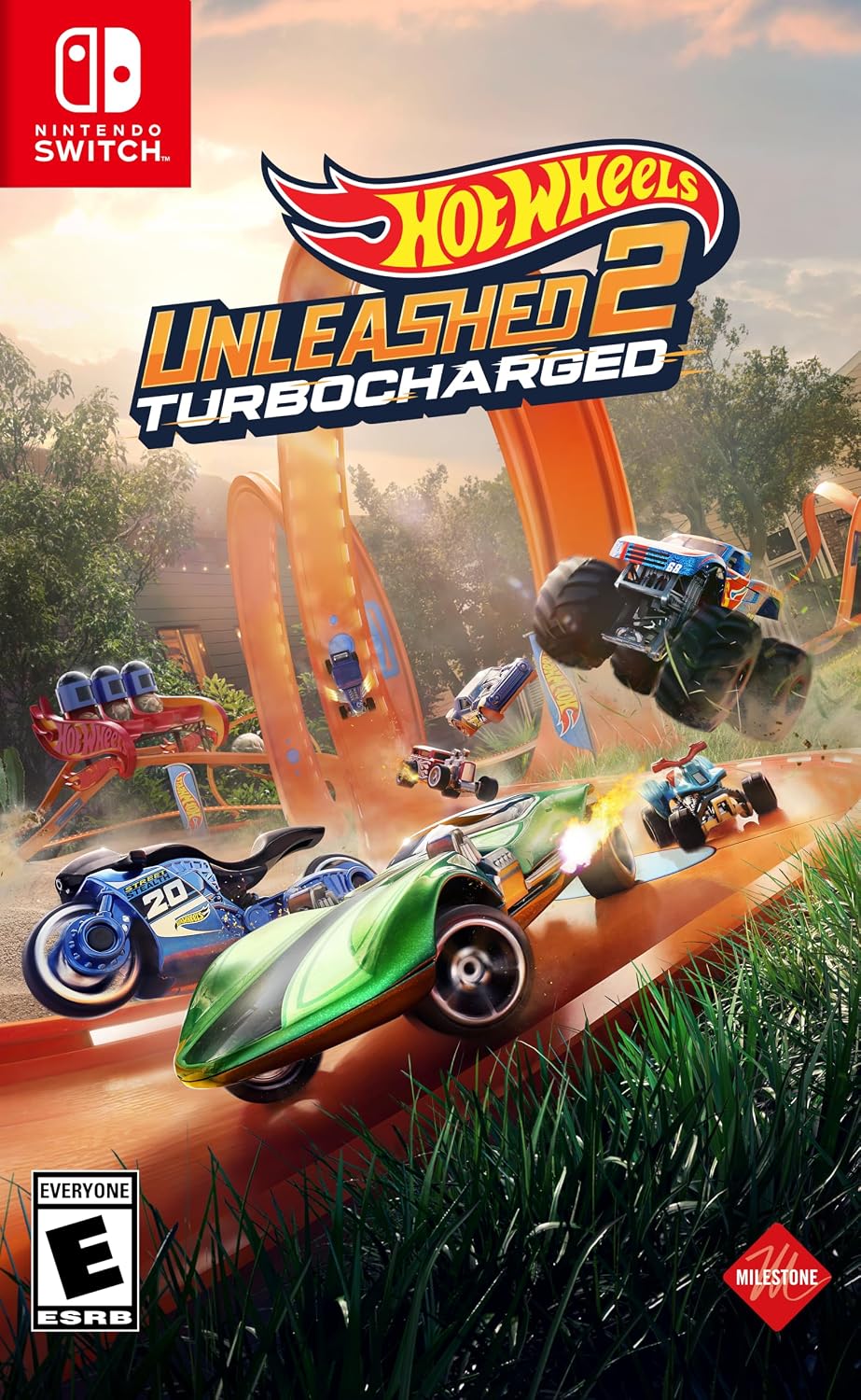 Hot Wheels Unleashed 2: Turbocharged Nintendo Switch game box — genuine sealed, Optrenex UAE
