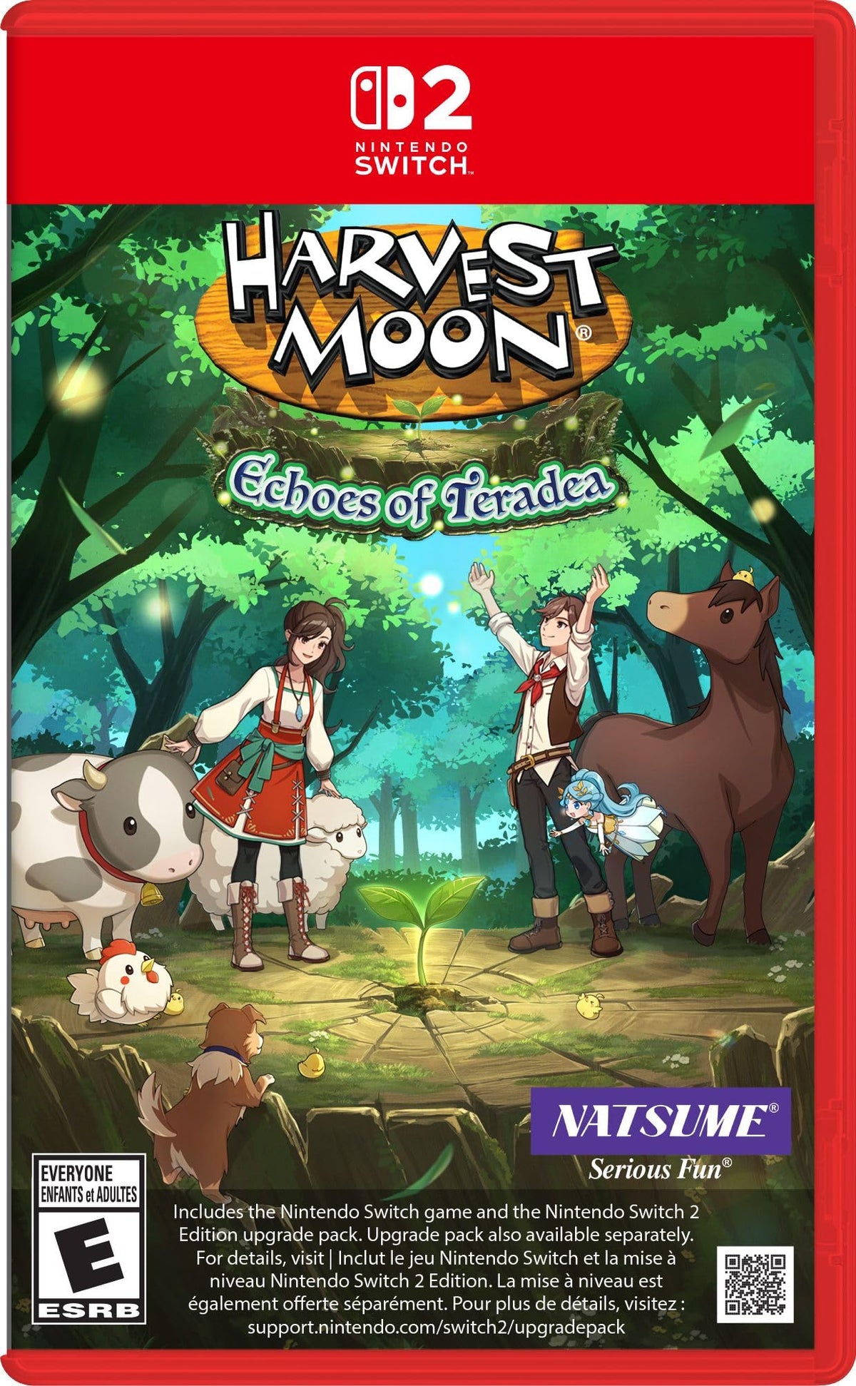 Harvest Moon: Echoes of Teradea Nintendo Switch 2 game box — genuine sealed, Optrenex UAE